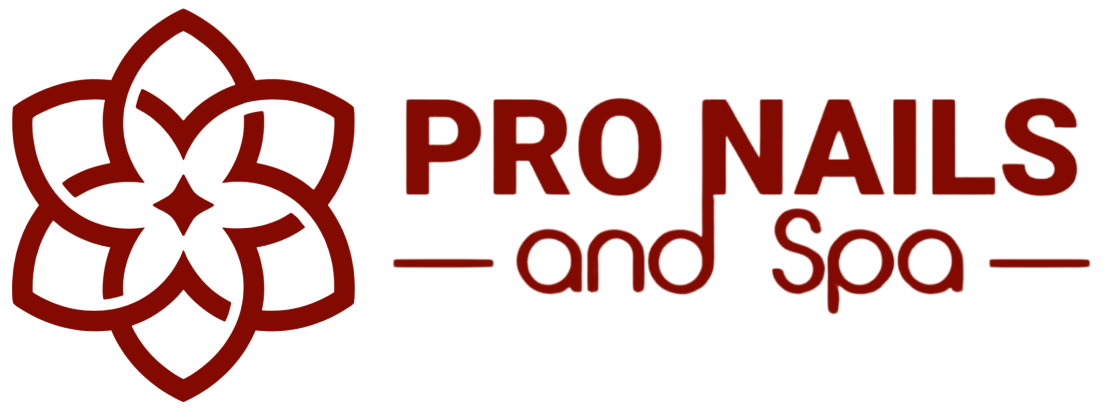 Pro nails & spa red logo