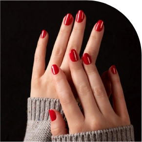 Services red manicure