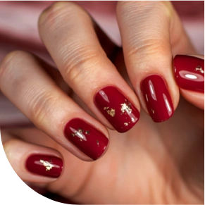 Services red manicure